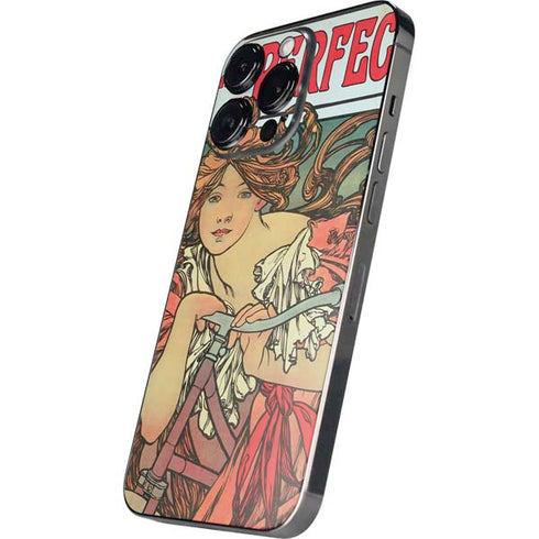 Alphonse Mucha Cycles Perfecta iPhone 14 Pro Skin